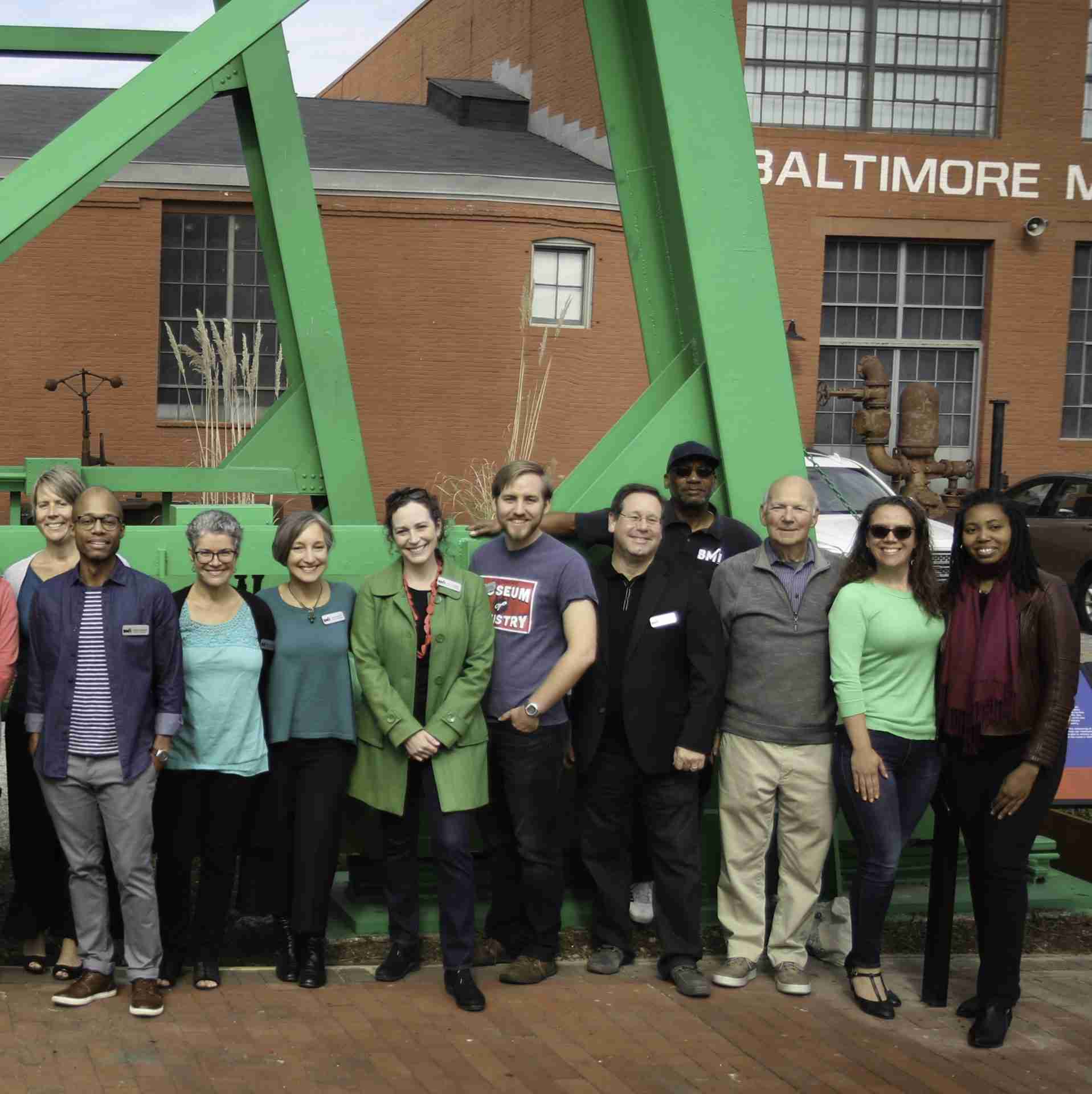 staff at the museum