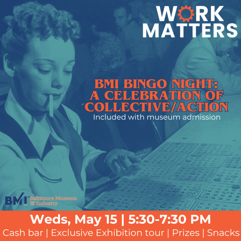 Work Matters Bingo Night: Celebrating Collective Action — The Baltimore 