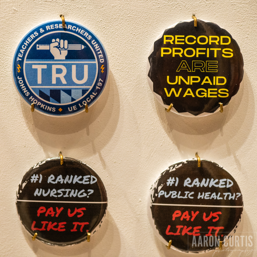 union buttons and lapel pins